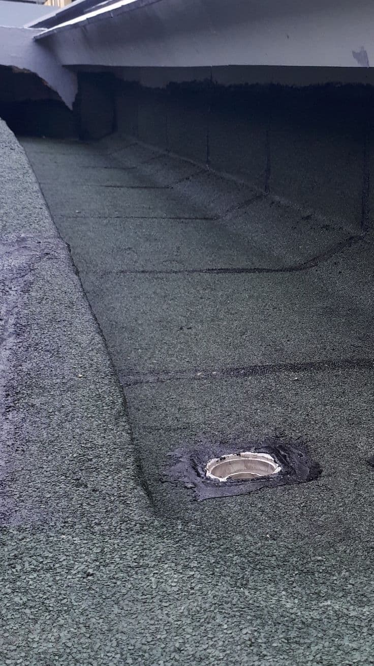 Treating terrace drainage outlets