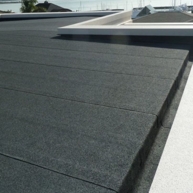 SBS membrane on a flat roof terrace